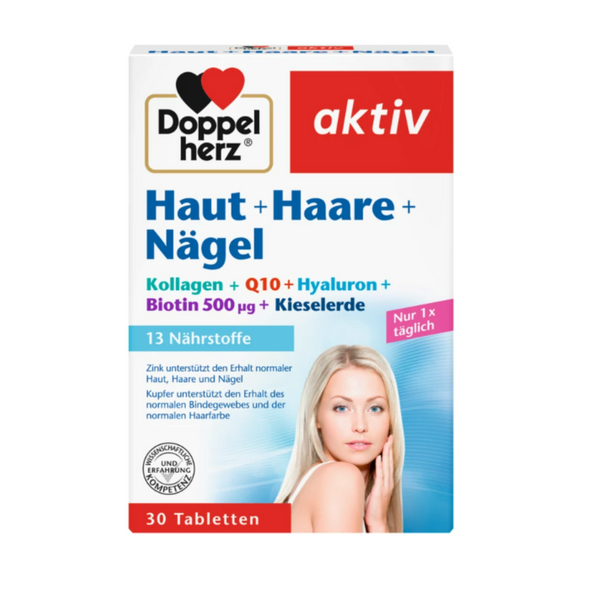 Doppelherz Haut + Haare + Nägel 雙心皮膚+頭髮+指甲片