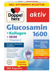 Doppelherz aktiv Glucosamin 1600 雙心關節膠囊