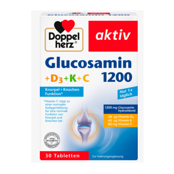 Doppelherz aktiv Glucosamin 1200 雙心關節膠囊1200