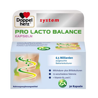 Doppelherz System PRO LACTO BALANCE Kapseln 乳酸加雙歧桿菌培養膠囊