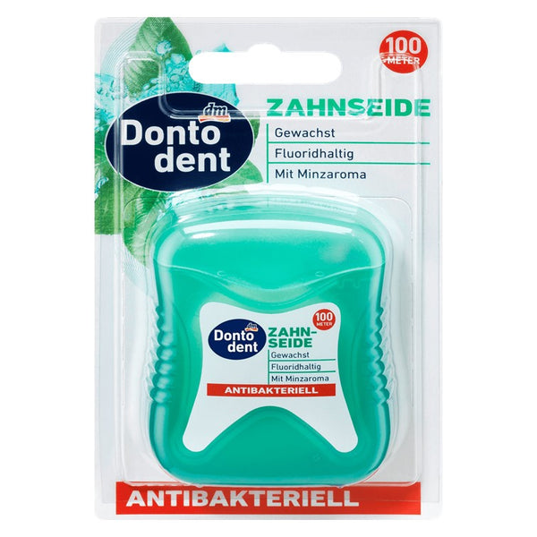 Dontodent Zahnseide antibakteriell, 100 m 抗菌牙線